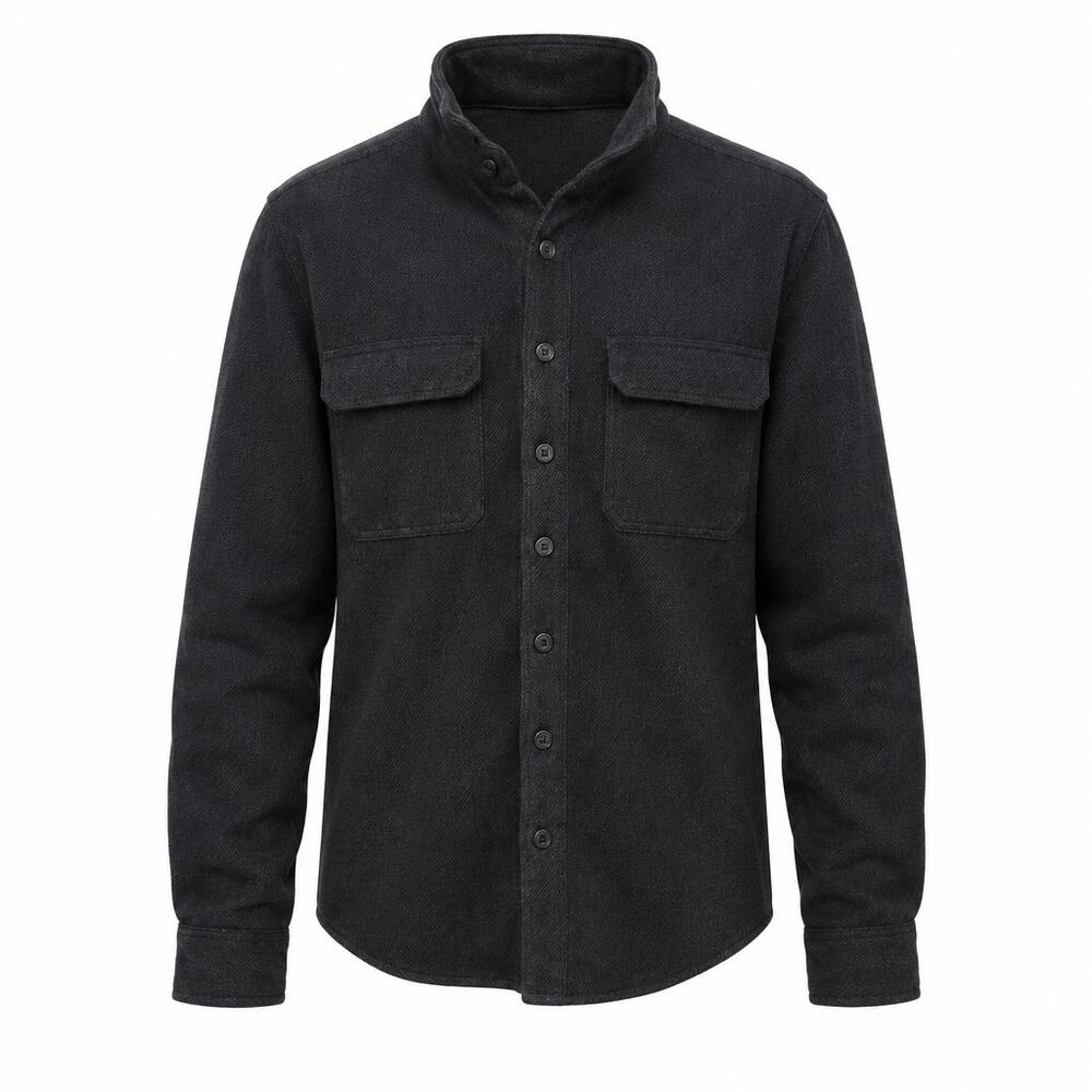 ThirtyTwo Rest Stop Fleece Shirt Jacket Mens Medium Black NWT 32 Repel DWR